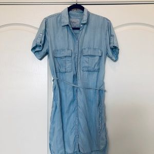 Rails button down shirtdress